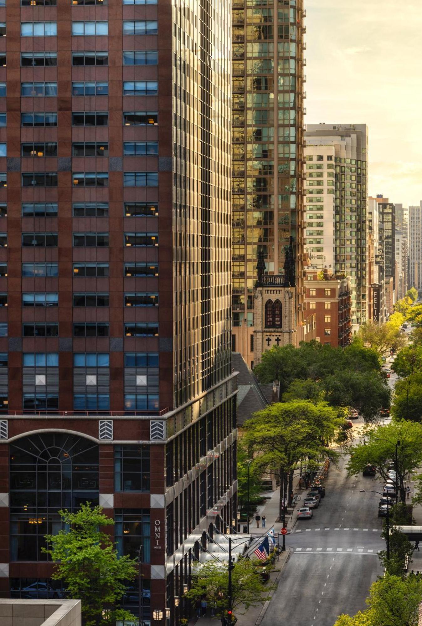 Omni Chicago Hotel Bagian luar foto